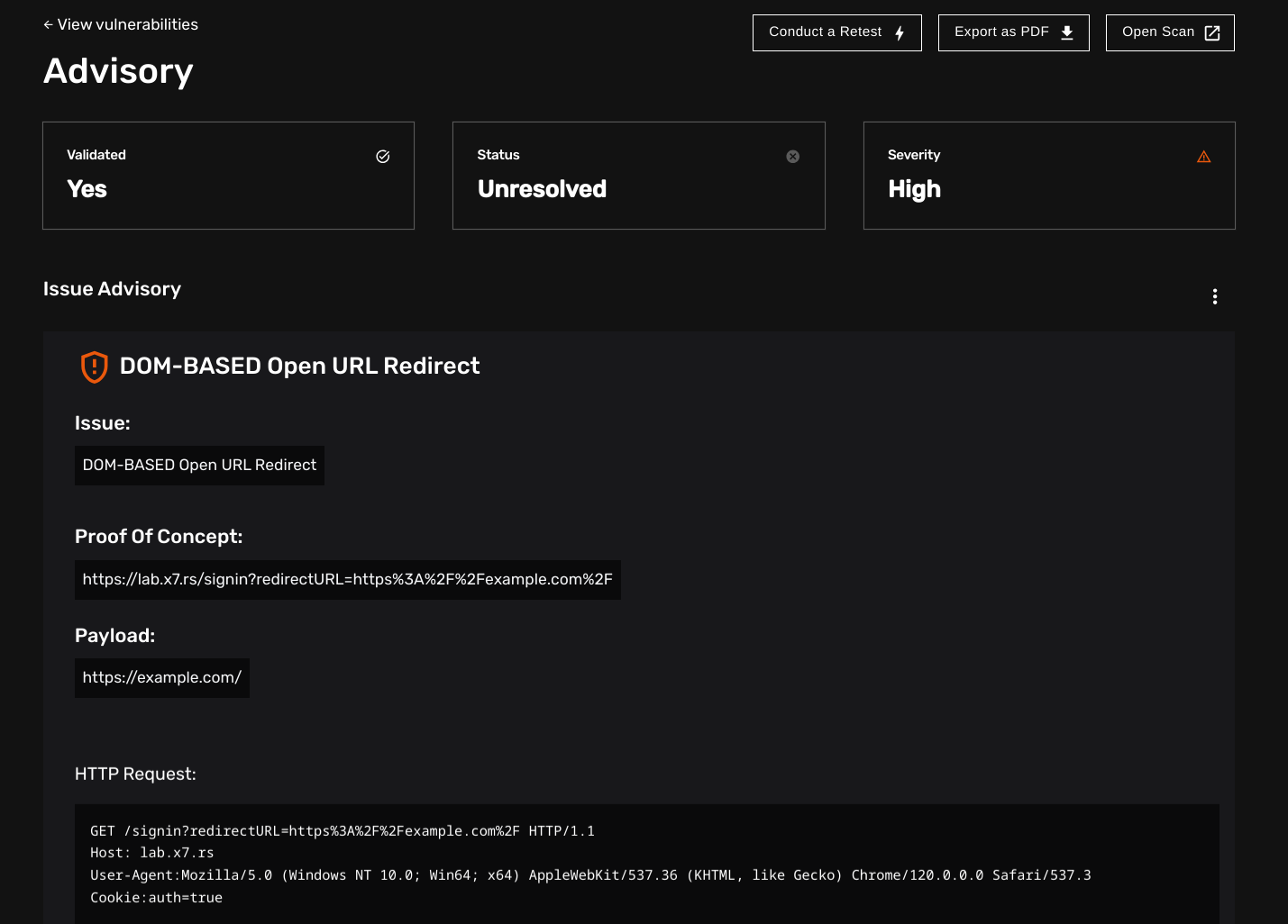 REDIRECT X Product Image